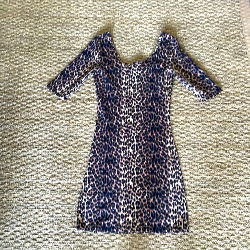 Leopard print dress